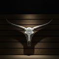ADG42 Decorative Steer Skull and Horns Western Wall Decor