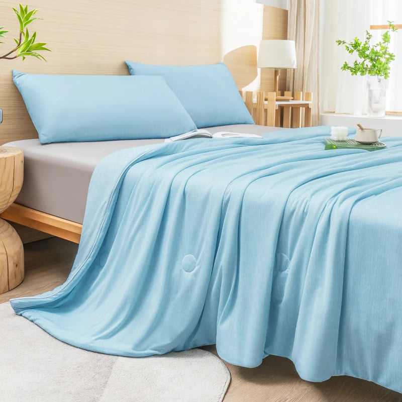 CoolWave™ Cooling Blanket – Lightweight Summer Comforter for Hot Sleepers