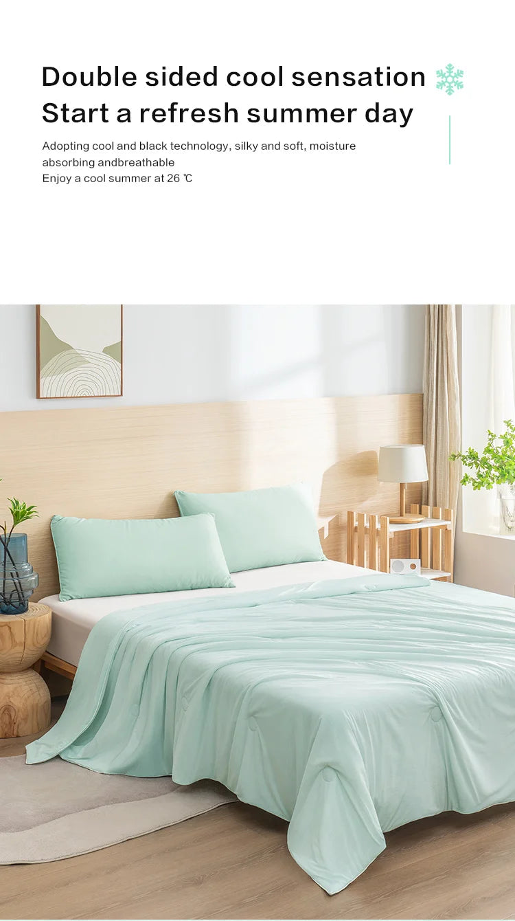 CoolWave™ Cooling Blanket – Lightweight Summer Comforter for Hot Sleepers